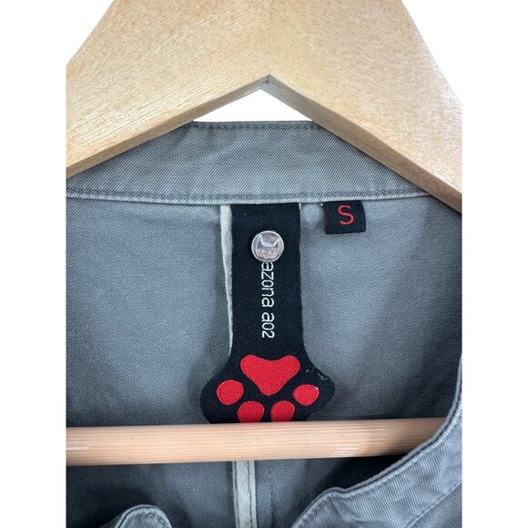 Azona A02 Meow Meow Utility Coat Womens Size S Cat Neutral Eclectic‎ Urban - Picture 11 of 11